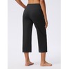 Capri Pants for Women Wide Leg Stretch Yoga Cropped Pants