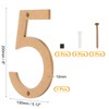 PATIKIL 8 Inch House Numbers, House Address Numbers Sign Large