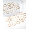 LANWLOSI 28 Pcs Gold Knuckle Rings Set for Women Dainty