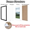 A4 Picture frames,Versatile Black Picture frame, A4 Poster Frame with