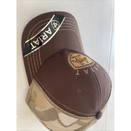 Ariat Mens Shield Logo Mesh Back Ajustable Cap Hat
