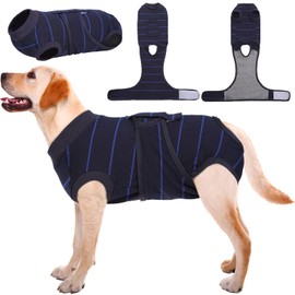 Kuoser Dog Surgery Recovery Suit for After Surgery Female,Professional Pet Recovery Shirt Dog Abdominal Wounds Bandages,Substitute E-Collar & Cone,Prevent Licking Dog Onesies Pet Surgery Recovery Suit