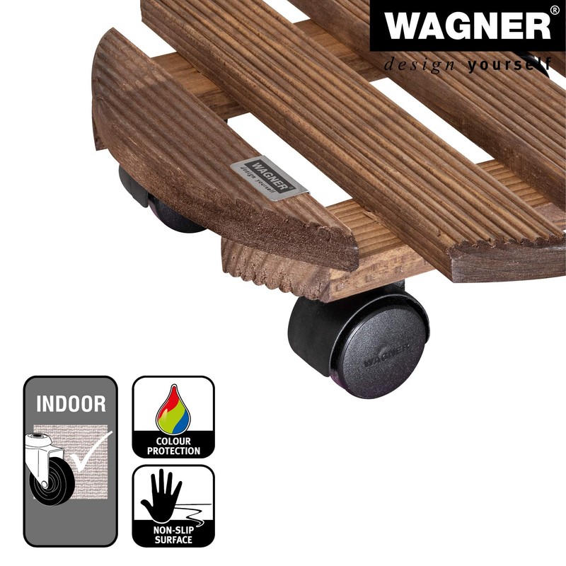 Wagner Palisande Country 20018301 Multi-Purpose Trolley Round