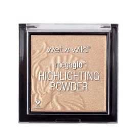 Wet N Wild MegaGlo - Polvo para resaltar, corona de flores doradas, 0.19 onzas líquidas