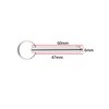 Leliafleury 5Pcs Quick Release Pins 6mm x 60mm Carbon Steel