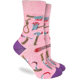 Good Luck Sock Women's Bloody Weapons Socks, Adult, Shoe Size 5-9