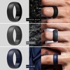 ThunderFit - Anillos de bodas de silicona, paquete de 7