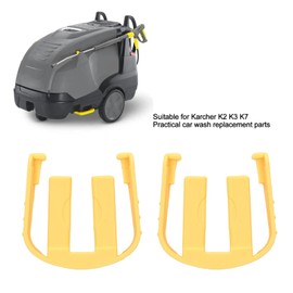 2pcs Car Pressure Wash Machine Quick Connector Buckle Car Washer C Clip Replacement Part for Karcher K2 K3 K7(Grey)