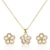 TXG Collares de Mujer, Juego Collar Aretes de Mujer Plata
