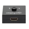 Manhattan Products 4K BI-Directional 2-Port HDMI Splitter/Switch, 4K@30Hz, Manual Selection,