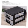 MAGICLULU 2pcs Office Storage Organizer Set Makeup Sundry Box Closet