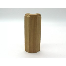 Bonneville Manufacturing 1" x 2 1/2" x 6" Poplar (Paint Grade) & Oak Outside Corner Base Block - Poplar, 26