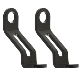 4 Pieces Motorcycle Brake Oil Reservoir Tank Holder Rack Bracket 70 x 17 mm for Brake Oil Cup Black