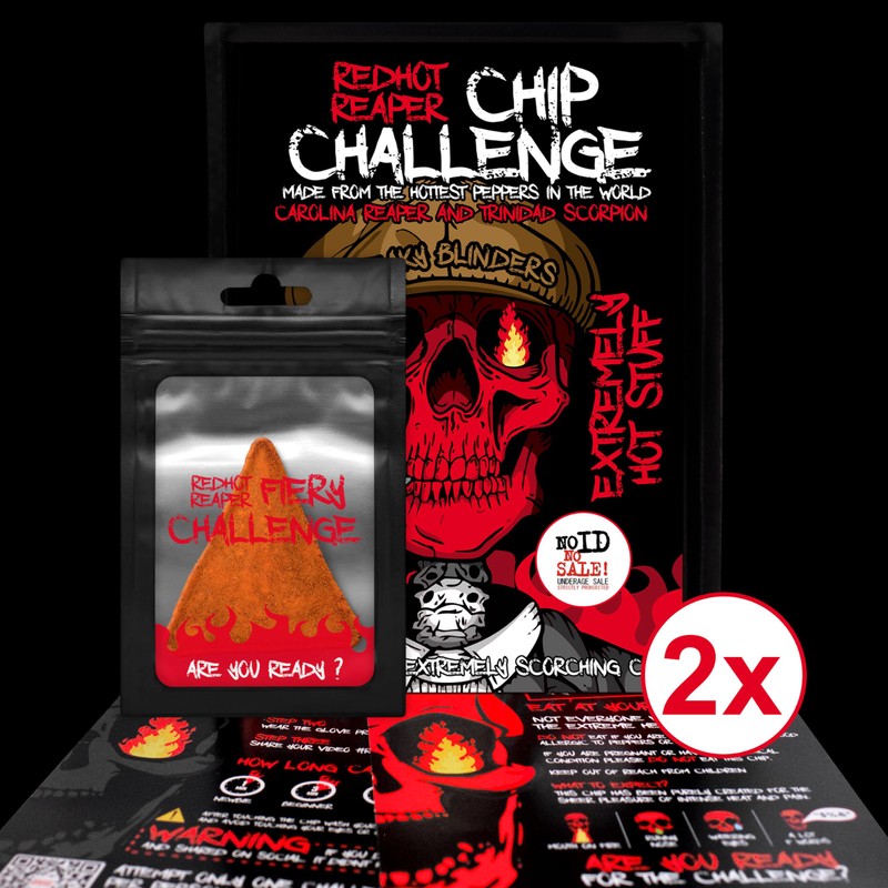 Red Hot Reaper – (2pack) Challenge Hottest Chip – Peaky