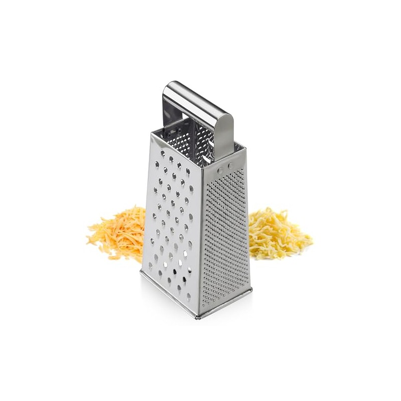Prepworks by Progressive Deluxe Stainless Steel Box Grater,Silver, Medium