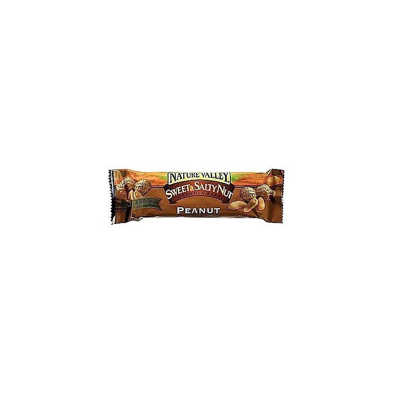 Nature Valley SN42067 Nut Granola Bars, Sweet/Salty, 1.2oz, 16/BX, Peanut