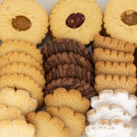 Karibari Surtido Básico, Caja de Galletas Surtidas, Varios Sabores, 1kg, Perfectas para Acompañar tu Café, Ideal para tus Eventos