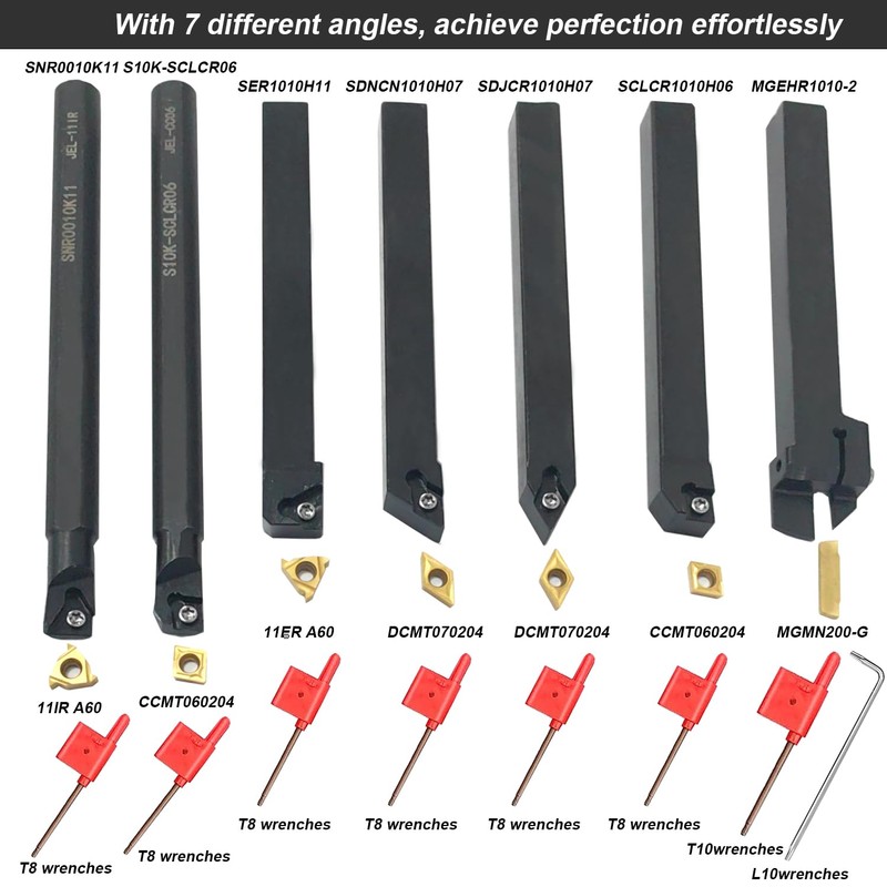 21pcs Lathe Drill Bars Set CNC Lathe Lathe Turning Tools