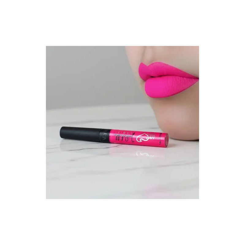 Labial Indeleble Mate Color Rosa Neón