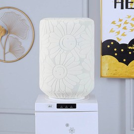 5 Gallon Water Bottle Cover, Sunflower Water Dispenser Barrel Dust Cover, High Stretchy Water Bucket Protector Covers, Reusable Elastic Protective Water Jug Cover Suit for Home, Hotel and Restrant