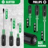 SK 6-Piece Acetate Screwdriver Set, S2 Steel, 3 Slotted &