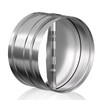 [Upgraded] Hon&Guan 6 Inch Backdraft Damper, One-Way Airflow Duct Damper