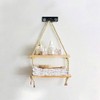 Aoneky 1.5 inch Decorative Rope Supports Holder- Drop Ring Brackets