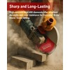 ZORUNNA 7 inch Diamond Saw Blades, 1/4" Segment Width Concrete