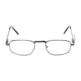 Readers.com Reading Glasses: The Anderson, Metal rectangle Style for Men and Women