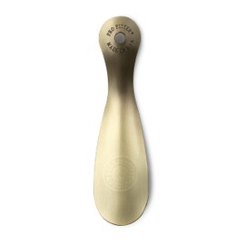 Cobbler's Choice Metal Shoe Horn - Premium Quality - Designed for Comfort & Built for Durability! (8", Brass)