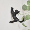 Melody Maison Matte Black Cat Wall Hook