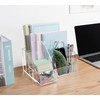 My Space Organizers Clear Acrylic Desk Oganizer, 9 Compartments, Office