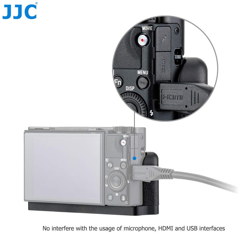 JJC Metal Camera Hand Grip for Sony RX100VII RX100M7 Camera
