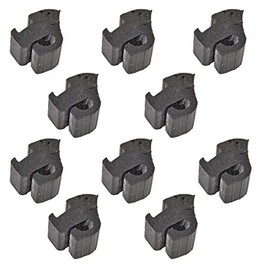 Spares2go Pan Grid Rubber Buffer for Hotpoint Oven Cooker Hob (Pack of 10)