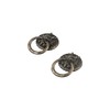 Pokinge 12 Pcs Dragon Head Knobs Antique Cabinet Handles Metal