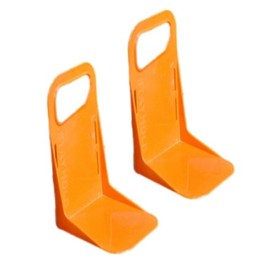 [cmy select] Car Luggage Fixing Stopper Trunk Keeper Trunk Room Luggage Room Velcro Divider Car Supplies (Luggage Stopper Orange Set of 2)