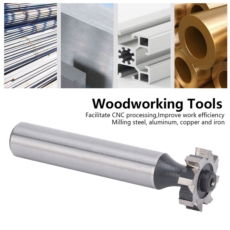 Woodruff Key Seat Cutter HSS Straight Shank TSlot Milling Cutter