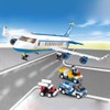 Buding Passenger Aeroplane with Worker and Truck, Aeroplane Compatible with