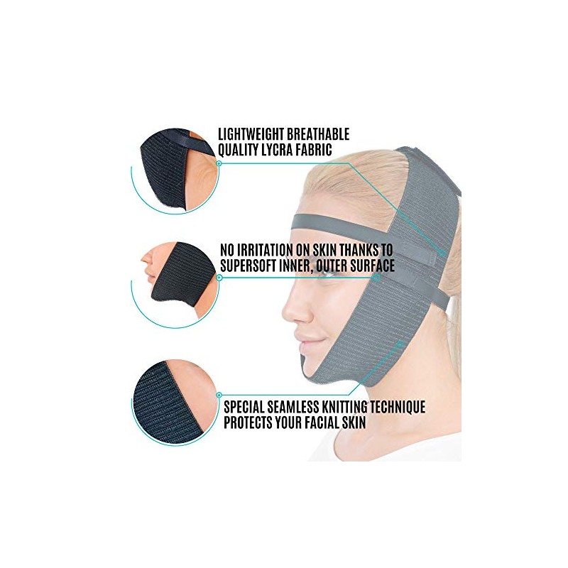Post Surgery Chin Compression Garment, Chin Strap Band, Face Lift