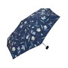 [2025] Wpc. 6703-175-002 Folding Umbrella, Floating Tulip, Mini, Navy, Rain