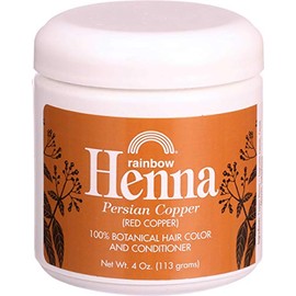 Rainbow Research Henna Hair Color and Conditioner Persian, Copper Red, 4 Fluid Ounce