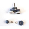 2/4 Pieces Shower Door Wheels Shower Cubicle Roller Runner 18
