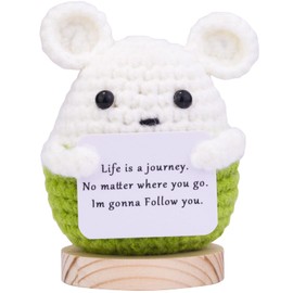 Mwmoeen Funny Positive Penguin, Positive Potato Pocket Hug Gifts, Best Friend Gifts for Girlfriend, Small Gifts for Women (B31)