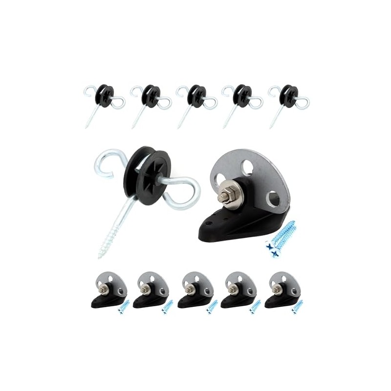 Electric Fence Screw-in Gate Handle Anchor and 3 Point Gate