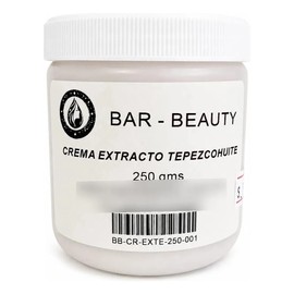 Bar-beauty Crema Extracto Tepezcohuite 250 Ml Cuidado E Hidr