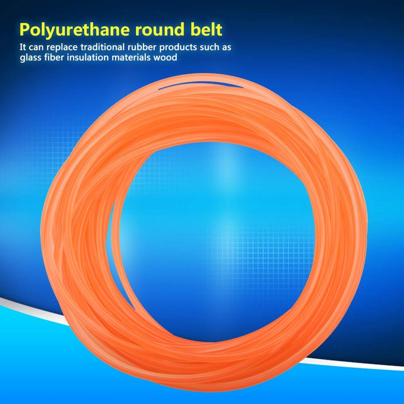 Hilitand Polyurethane Round Belt, Cross Sectional Diameter 0.2 inches (4