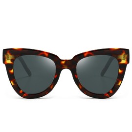 Dollger Retro Cat Eye Sunglasses Women Men Vintage Square Fashion Sunglasses Tortoise Shell Frame