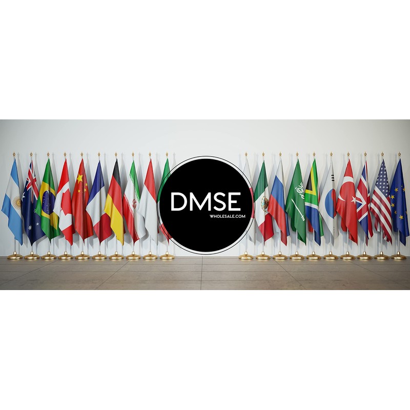 DMSE Madagascar Flag 2X3Ft Foot 100% Polyester 100D Flag