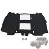 Hood Engine Insulation Pad Compatible with Jeep Wrangler JK 2007-2017
