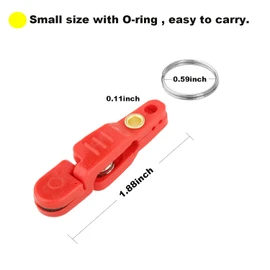 YUNNLEZT 10Pcs Heavy Tension Downrigger Release Clips for Offshore Fishing, Planer Board, Weight, Kite